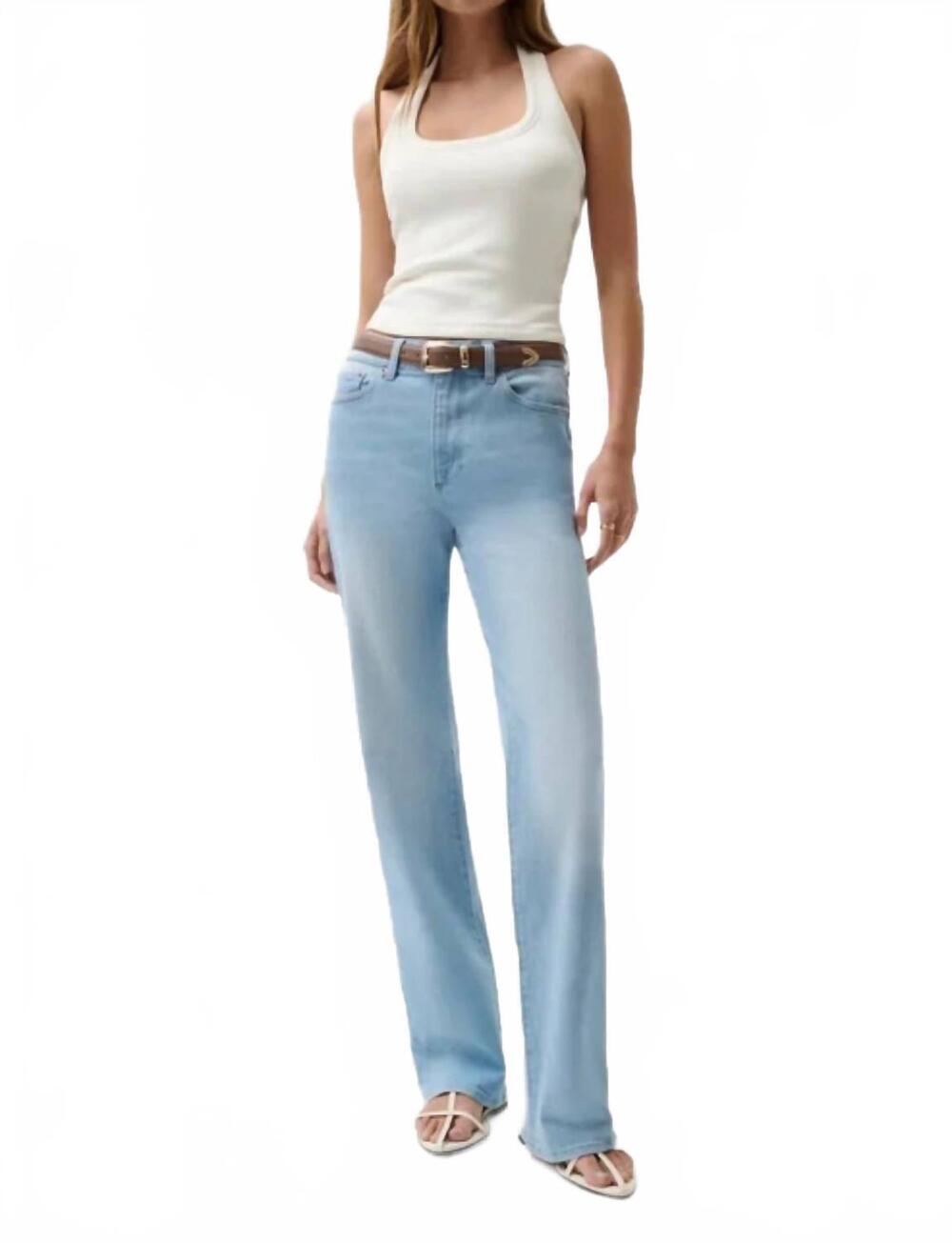 NEW PISTOLA evie high rise slim bootcut jean in windswept